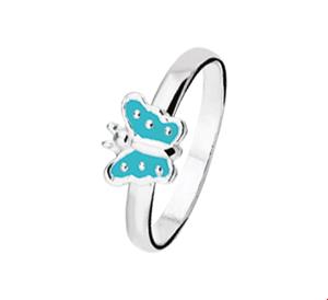 Tft Ring Vlinder Zilver