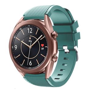Strap-it Samsung Galaxy Watch 3 41mm silicone band (dennengroen)