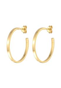 Elli Dames Creolen Basic Classic in 925 Sterling Zilver