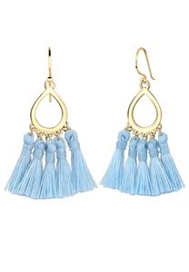 Elli Dames Hanger Kwastje Druppel Festival in 925 Sterling Zilver Verguld