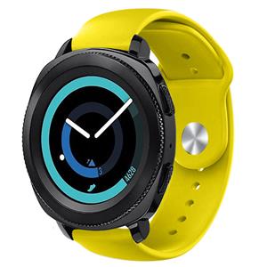 Strap-it Samsung Gear Sport sport band (geel)