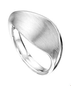 Tft Ring Poli/mat Zilver Gerhodineerd