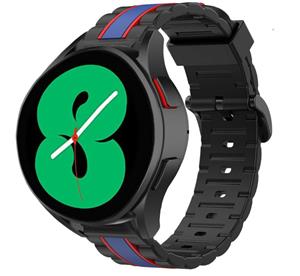 Strap-it Samsung Galaxy Watch 5 - 40mm Special Edition Band (zwart/blauw)