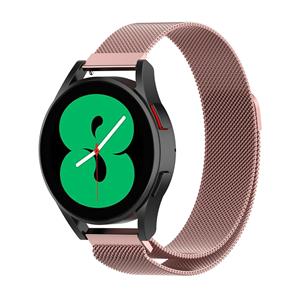 Strap-it Samsung Galaxy Watch 5 Pro - 46mm Milanese band (roze)