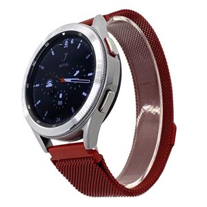 Strap-it Samsung Galaxy Watch 5 - 44mm Milanese band (rood)