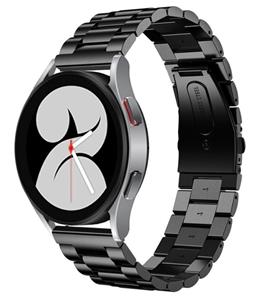 Strap-it Samsung Galaxy Watch 5 - 44mm stalen band (zwart)