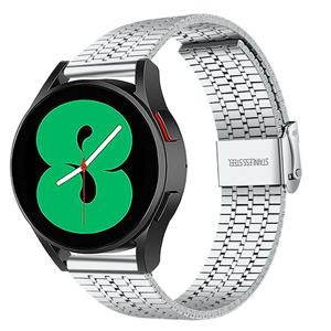 Strap-it Samsung Galaxy Watch 5 Pro - 46mm roestvrij stalen band (zilver)