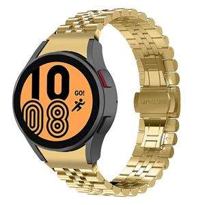 Strap-it Samsung Galaxy Watch 5 Pro - 46mm Jubilee stalen band (goud)