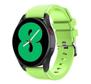 Strap-it Samsung Galaxy Watch 5 - 40mm siliconen bandje (lichtgroen)