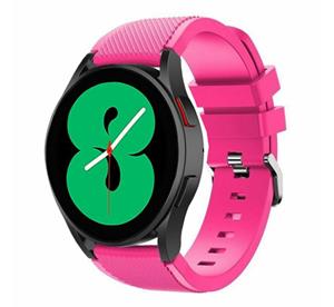 Strap-it Samsung Galaxy Watch 5 Pro - 46mm siliconen bandje (knalroze)