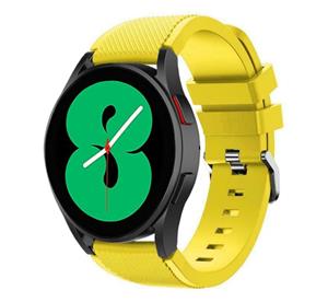 Strap-it Samsung Galaxy Watch 5 Pro - 46mm siliconen bandje (geel)