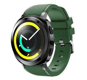 Strap-it Samsung Gear Sport siliconen band (legergroen)