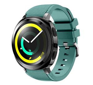 Strap-it Samsung Gear Sport siliconen band (dennengroen)