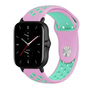 Strap-it Amazfit GTS 2 sport band (roze/aqua)