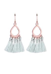 Elli Dames Hanger Kwastje Druppel Festival in 925 Sterling Zilver Verguld
