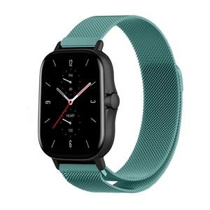 Strap-it Amazfit GTS 2 Milanese band (groen)