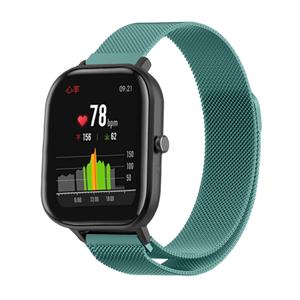 Strap-it Xiaomi Amazfit GTS Milanese band (groen)