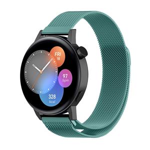 Strap-it Huawei Watch GT 3 42mm Milanese band (groen)