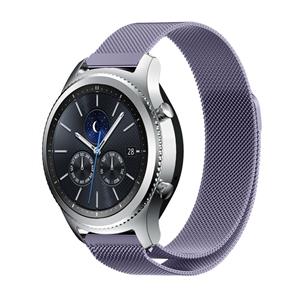 Strap-it Samsung Gear S3 Milanese band (lichtpaars)