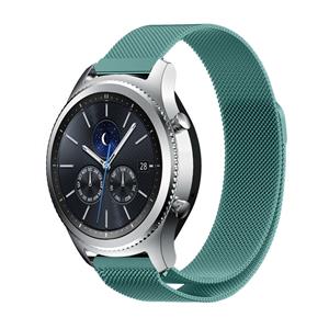 Strap-it Samsung Gear S3 Milanese band (groen)