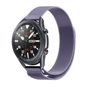 Strap-it Samsung Galaxy Watch 3 Milanese band 45mm (lichtpaars)