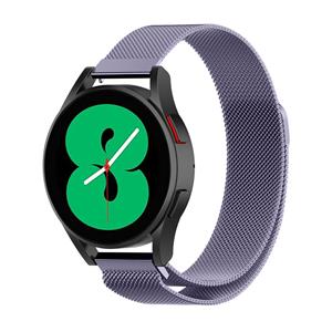 Strap-it Samsung Galaxy Watch 4 - 44mm Milanese band (lichtpaars)