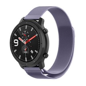 Strap-it Xiaomi Amazfit GTR Milanese band (lichtpaars)