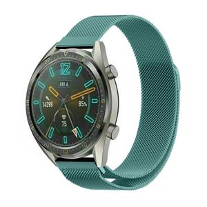 Strap-it Huawei Watch GT Milanese band (groen)