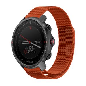 Strap-it Polar Grit X Pro Milanese band (oranje)