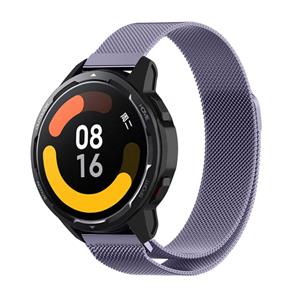 Strap-it Xiaomi Watch S1 Milanese band (lichtpaars)