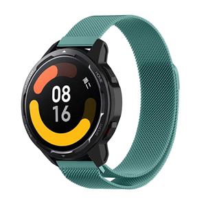 Strap-it Xiaomi Watch S1 Milanese band (groen)