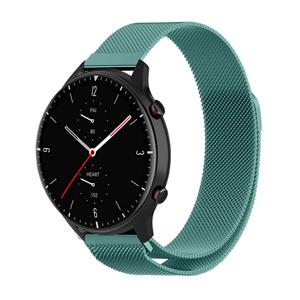 Strap-it Amazfit GTR 2 Milanese band (groen)