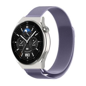 Strap-it Huawei Watch GT 3 Pro 46mm Milanese band (lichtpaars)