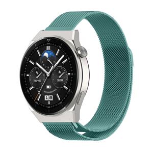 Strap-it Huawei Watch GT 3 Pro 46mm Milanese band (groen)