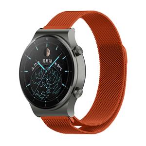 Strap-it Huawei Watch GT 2 Pro Milanese band (oranje)