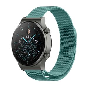 Strap-it Huawei Watch GT 2 Pro Milanese band (groen)