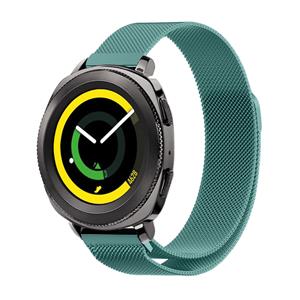 Strap-it Samsung Gear Sport Milanese band (groen)