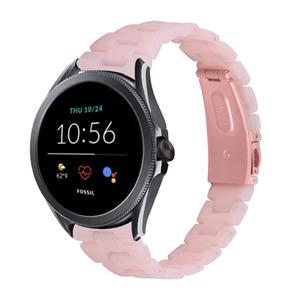 Fossil Gen 5e - 44mm resin band (roze)