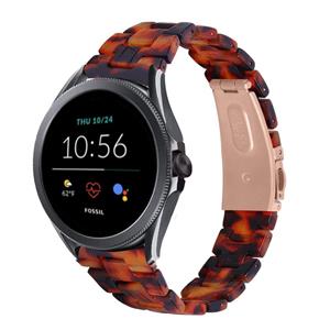 Strap-it Fossil Gen 5e - 44mm resin band (lava)