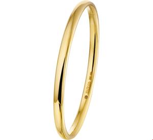 Zilgold Armband   Bangle Geelgoud met zilveren kern 5 mm