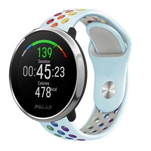 Strap-it Polar Unite sport band (lichtblauw/kleurrijk)