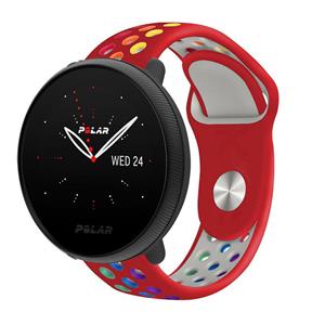 Strap-it Polar Ignite 2 sport band (rood/kleurrijk)