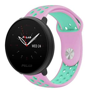 Strap-it Polar Ignite 2 sport band (roze/aqua)
