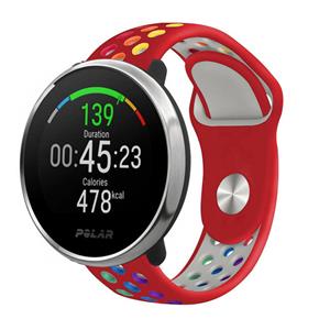 Strap-it Polar Ignite sport band (rood/kleurrijk)