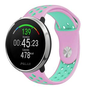 Strap-it Polar Ignite sport band (roze/aqua)