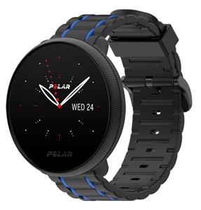 Strap-it Polar Ignite 2 sport gesp band (zwart/blauw)