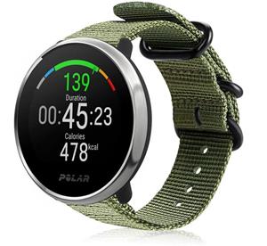 Strap-it Polar Unite nylon gesp band (groen)