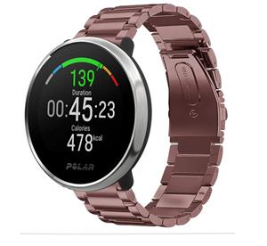 Strap-it Polar Unite stalen band (brons-goud)
