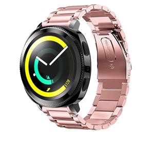Strap-it Samsung Gear Sport stalen band (rosé pink)