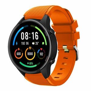 Strap-it Xiaomi Mi Watch siliconen bandje (oranje)